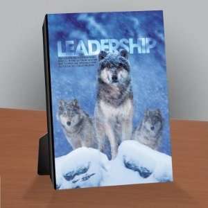  Successories Leadership Wolves Infinity Edge Desktop