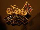 sturgis 2011 rebel flag pin 71st american motorcycle biker rally