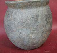 Authentic Ancient ROMAN REPAIRED POTTERY VESSEL 7214  