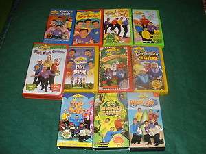   ~The Wiggles VHS Video Lot~Jeff~Anthony~Greg~Murray + Friends Singing