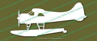 de Havilland DHC 2 Beaver Floats Vinyl Decal Sticker  