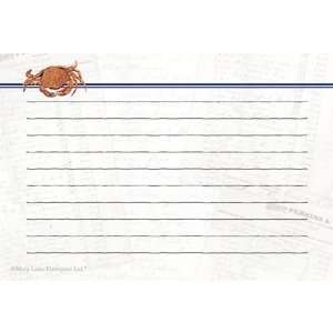  Catch of the Day Crab 4 X 6 Recipe Cards   Pkg. Of 36 