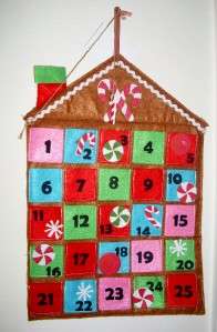   Advent Christmas Calender * Holiday * Gingerbread House * NEW  