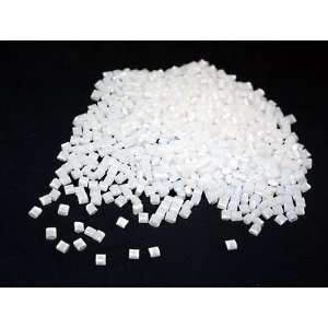   white Plastic Pellets sinking weighed products rock tumbler bio filter