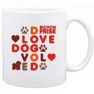  New  Bichon Frise / Love Dog !  Mug Dog: Home & Kitchen