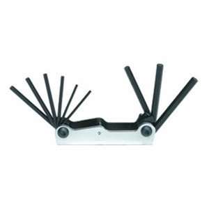  ALX 5/64 1/4 9Pc SAE Fold Up Hex Key Set, Pack of 3