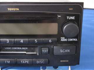   CAR/TRUCK FUJITSU COMPACT DISC CD/CASSETTE PLAYER 86120 IN DASH UNIT