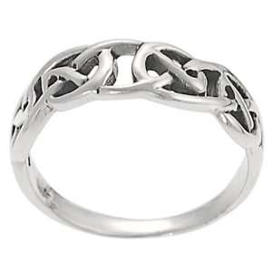 Sterling Silver Childs Celtic Knot Ring Hypoallergenic Nickel Free 