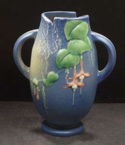 Roseville Fuchsia Blue Vase   894 7  