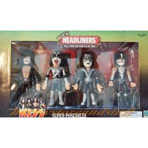    Kiss Bendable Headliners Action Figures Box Set: Toys & Games