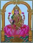 Laxmi Maa Lakshmi Mata   Hindu POSTER (Golden Foil)   9