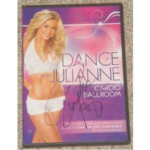  DWTS Julianne Hough Signed Cardio Ballroom DVD COA 