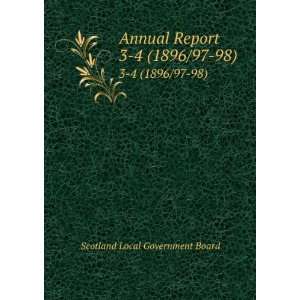   1896/97 98) Scotland Local Government Board  Books