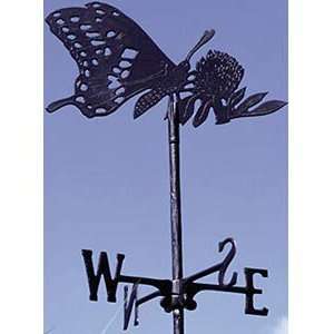   : Whitehall Black Butterfly Garden Weathervane   00082: Pet Supplies