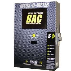 Intox O Meter SoberGuard BAC Bill Operated Alcohol Breathalyzer w/ LCD