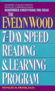   You Read: The Evelyn Wood 7 Day Speed Reading & Learning Program