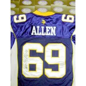 Jared Allen autographed Football Jersey (Minnesota Vikings) JSA 