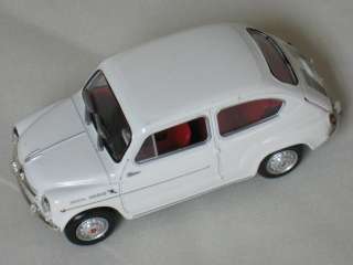 Hachette 1:43 1963 Fiat Abarth 1000 Berlina/Corsa MINT  