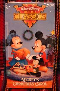 Walt Disney Mini Classics MICKEYS CHRISTMAS CAROL MINT SHRINKWRAPPED 
