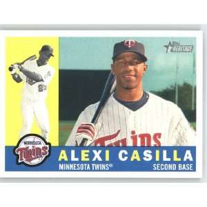 Alexi Casilla / Minnesota Twins   2009 Topps Heritage Card # 114   MLB 