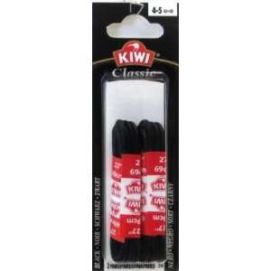  KIWI Shoe Laces Waxed Round 27 Black (6 Pack) Health 