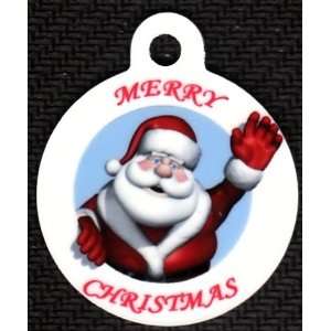   Santa Waving Pet Tags Direct Id Tag for Dogs & Cats: Pet Supplies