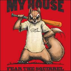 Cardinals Rally Squirrel T shirt Fear The Squirrel  