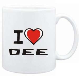  Mug White I love Dee  Female Names: Sports & Outdoors