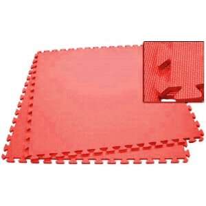  Large 40 x 40 Solid Red Color EVA Puzzle Mats: Toys 