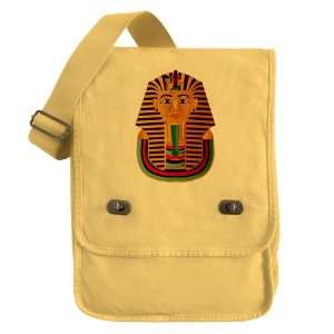   Messenger Field Bag Yellow Egyptian Pharaoh King Tut: Everything Else