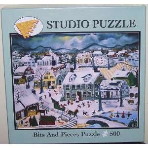   Piece Puzzle   Winter Afternoon by Jessica Wasilewski: Toys & Games