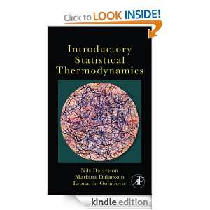 Introductory Statistical Thermodynamics Nils Dalarsson, Mariana 