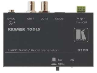 Kramer 810B Composite/S Video Black Burst/Audio Tone Generator  