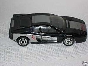 1986 Matchbox Macau Ferrari Testarossa Black 159 Toy  