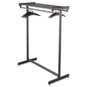   Double Sided Garment Rack, Steel, Black Powder Coat: Office Products