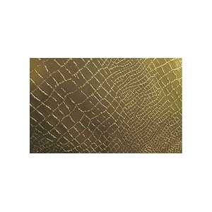 Gold Croc Embossed Metallic Paper 