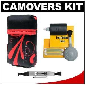  CamOvers Soft Neoprene Compact Digital Camera Case PLUS 