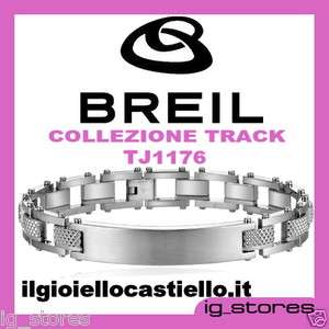 BRACCIALE BREIL COLLEZIONE TRACK ACCIAIO BILUX TJ1176 UOMO  