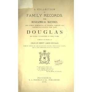   Or Allied To Families Of That Name Charles Henry James Douglas Books