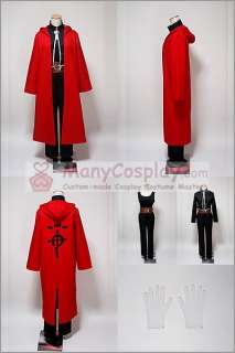 Fullmetal Alchemist Edward Elric anime Cosplay Costumes  