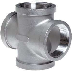  Stainless Steel 316 Cast Pipe Fitting, Cross, MSS SP 114 