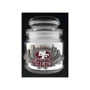  San Francisco 49ers Glass Candle *SALE*: Home & Kitchen