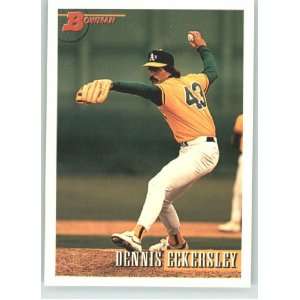  1993 Bowman #485 Dennis Eckersley   Oakland Athletics 