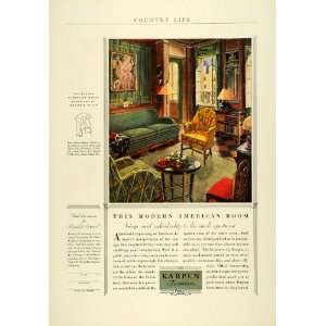   Chair Edgar W. Jenny Decor Book   Original Print Ad: Home & Kitchen