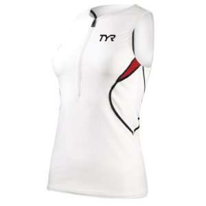  TYR Womens Competitor Tri Singlet   2011   White/Light 