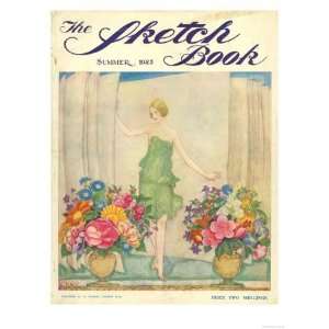 The Sketch Book, Womens Flowers Magazine, UK, 1925 Giclee 
