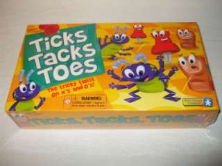   , Tacks, Toes Tic Tac Toe Board Game NEW Educational Insights EI 2850