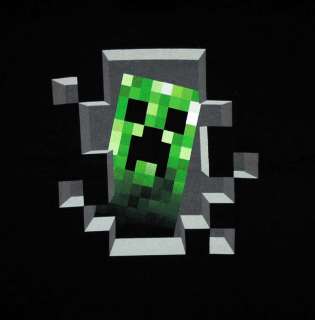 Minecraft Creeper Inside Funny Video Game T Shirt Tee  