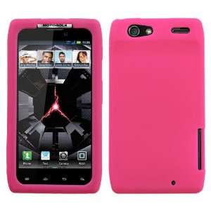  Solid Hot Pink Silicone Skin Gel Cover Case For Motorola 