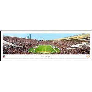  Chicago Bears   Soldier Field   End Zone   Framed Poster 